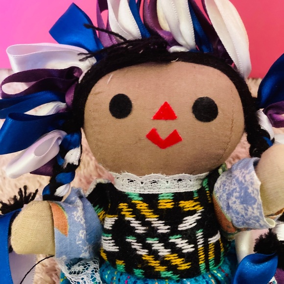 Vintage Handmade Doll from Mexico - Picture 5 of 6